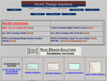 Tablet Screenshot of hvacdesignsolutions.com